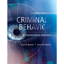 Criminal behavior a psychological approach 12th edition