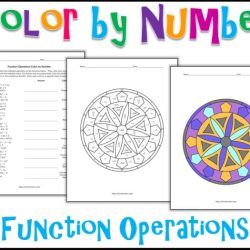 Function operations coloring activity answer key